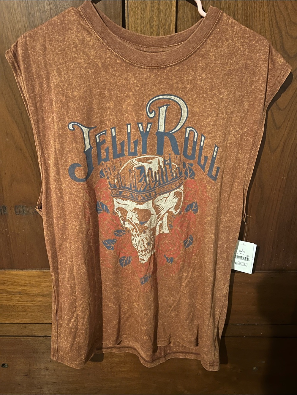 Rust Graphic Muscle Tee
